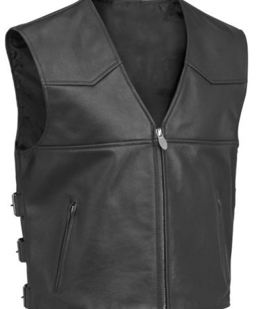 Leather Biker Vest