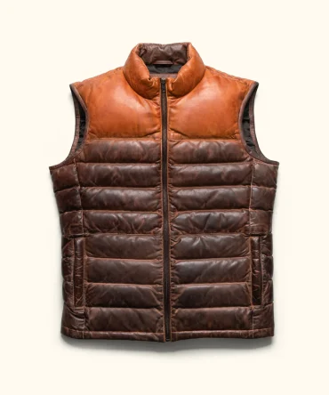 Port Lambskin Leather Vest